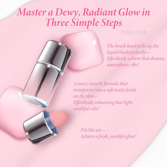 IWaWa Magical Instant Glow Puffy Liquid Foundation+Concelear+Blush | For all skin Type & Color